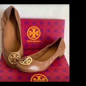 Brand New(NIB)Tory Burch Benton 2 Ballet Leather Shoes